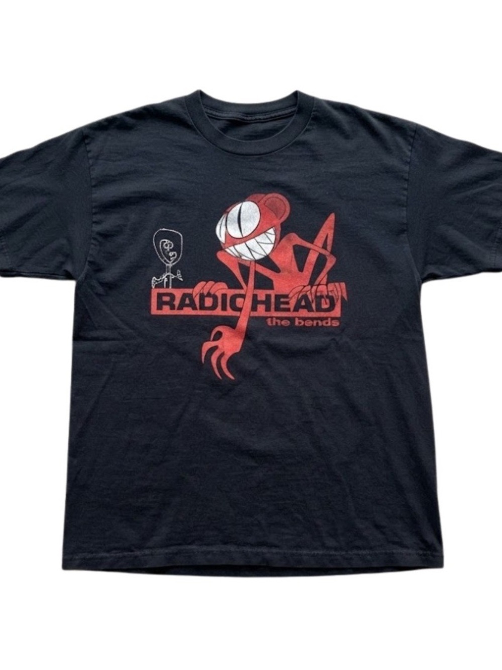 Radiohead The Bends Band Alternative Rock Red Monster Graphic Gildan T-Shirt